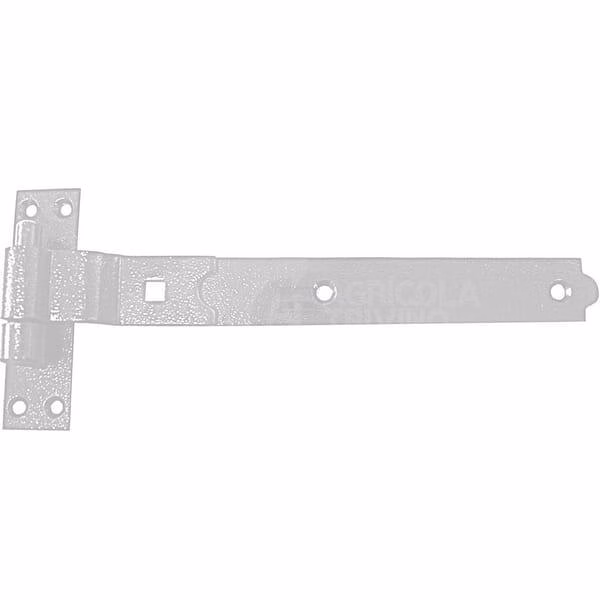 Bisagra tipo T con ángulo de 450 mm, 18", galvanizada 1 Bisagra tipo T con ángulo de 450 mm, 18", galvanizada