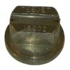 Tobera anti-deriva, venturi, doble chorro plano TQ 150° 02 acero inoxidable TeeJet