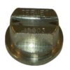 Tobera anti-deriva, venturi, doble chorro plano TQ 150° 03 acero inoxidable TeeJet