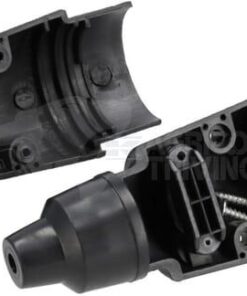 Conector de remolque de 7 polos, plástico, 12 V, terminales roscadas (paquete de 10 uds.)