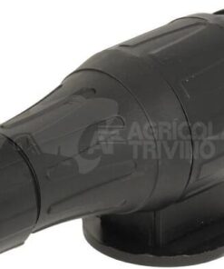 Enchufe de remolque de 13 polos, plástico, 12 V, tipo largo, terminales de rosca
