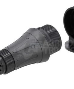 Enchufe para remolque de 13 polos, plástico, 12 V, tipo largo, terminales roscados (paquete de 10 uds.)