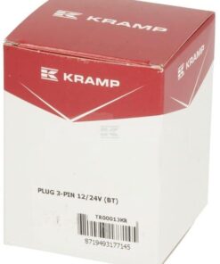 Enchufe de 3 clavijas, plástico, 12/24 V, terminales de cuchilla 11 Enchufe de 3 clavijas, plástico, 12/24 V, terminales de cuchilla