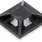 Brida sujetacables adhesiva 2,5 mm, 100 uds.