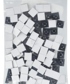 Brida sujetacables adhesiva 2,5 mm, 100 uds.