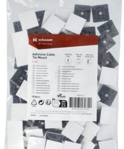 Brida sujetacables adhesiva 3,6 mm, 100 uds. 7 Brida sujetacables adhesiva 3,6 mm, 100 uds.