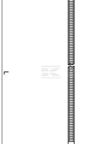 Brida sujetacables y etiqueta 2,5 x 110 mm, blanca, 100 uds.