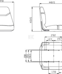 Asiento de PVC