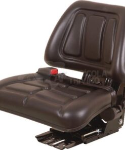 Asiento con suspensión mecánica, en PVC