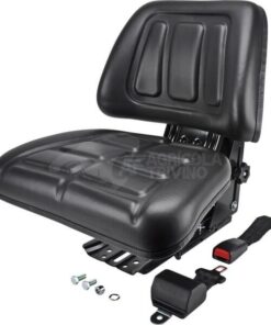 Asiento con suspensión mecánica, en PVC