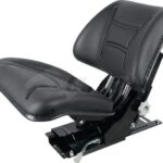 Asiento con suspensión mecánica, en PVC