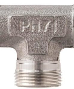 Racor en T 18L acero inox.