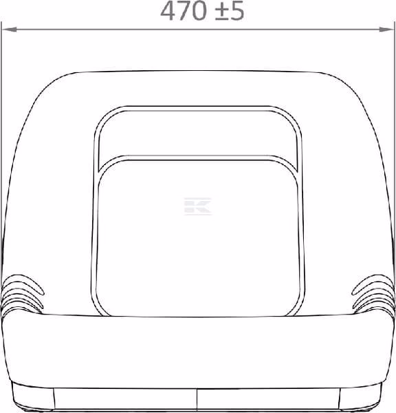 Asiento de PVC negro