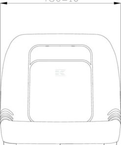 Asiento de PVC negro 7 Asiento de PVC negro