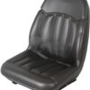 Asiento de PVC negro 13 Asiento de PVC negro