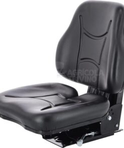 Asiento con suspensión mecánica, en PVC