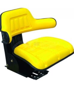 Asiento con suspensión mecánica, en PVC