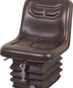Asiento con suspensión mecánica, en PVC
