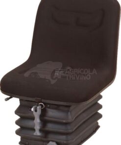 Asiento con suspensión mecánica, textil