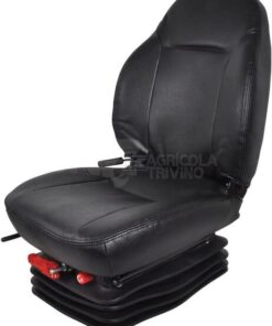 Asiento con suspensión mecánica, en PVC