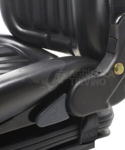 Asiento con suspensión mecánica, en PVC