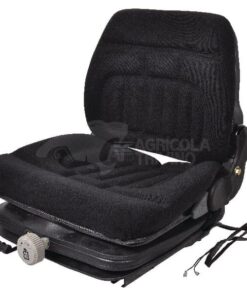 Asiento con suspensión mecánica, textil