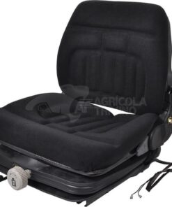 Asiento con suspensión mecánica, textil