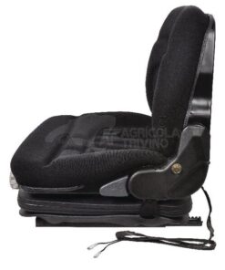 Asiento con suspensión mecánica, textil