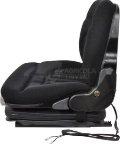 Asiento con suspensión mecánica, textil