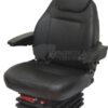 Asiento con suspensión mecánica, en PVC