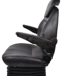 Asiento con suspensión mecánica, en PVC