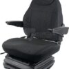 Asiento con suspensión mecánica, textil