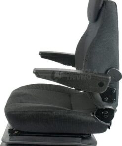 Asiento con suspensión mecánica, textil