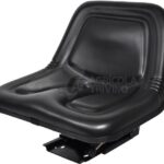 Asiento con suspensión mecánica, en PVC