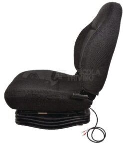 Asiento con suspensión neumática, textil