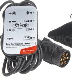 Comprobador de iluminación de 7+13 polos con cable de 3,5m