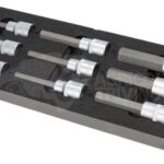 Juego de vasos hexagonales largo 1/2" 9 piezas