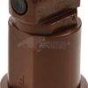 Tobera anti-deriva, venturi, simple chorro plano TTI 110° 05 marrón plástico TeeJet