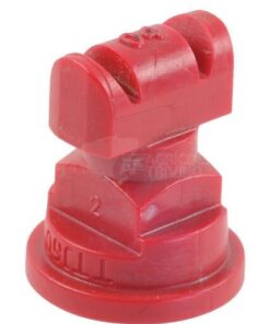 Tobera anti-deriva, venturi, doble chorro plano TTJ 110° 04 rojo plástico TeeJet