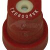 Tobera, estándar, chorro cónico TXB 80° 04 rojo cerámica TeeJet