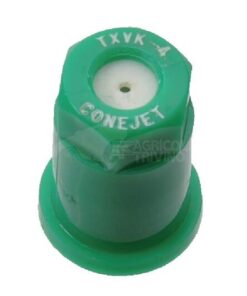 Tobera, estándar, chorro cónico TXVK 80° 015 verde cerámica TeeJet