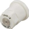 Tobera, estándar, chorro cónico TX 80° 2 blanco acero inoxidable TeeJet