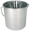 Cubo de 12.3L, acero inox.