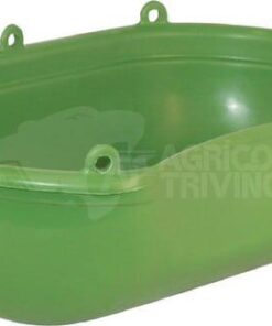 Contenedor plástico verde 20L 620x390x200mm