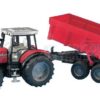 Tractor MF 7480 con remolque