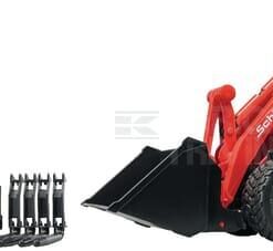 Pala cargadora compacta Schäffer 2034 con accesorios