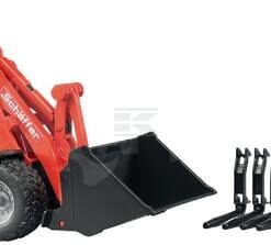 Pala cargadora compacta Schäffer 2034 con accesorios