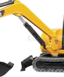 Miniexcavadora CAT + obreros