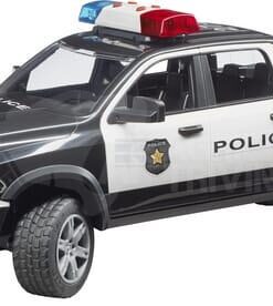Coche de policía RAM 2500 con policía