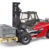 Carretilla elevadora Linde HT160 con pallet y 3 cajas de pallet
